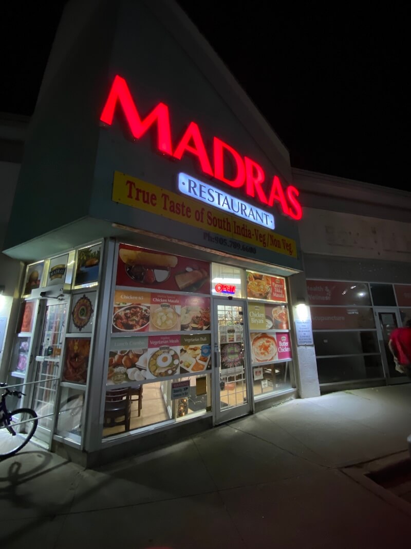 Madras Restaurant | About